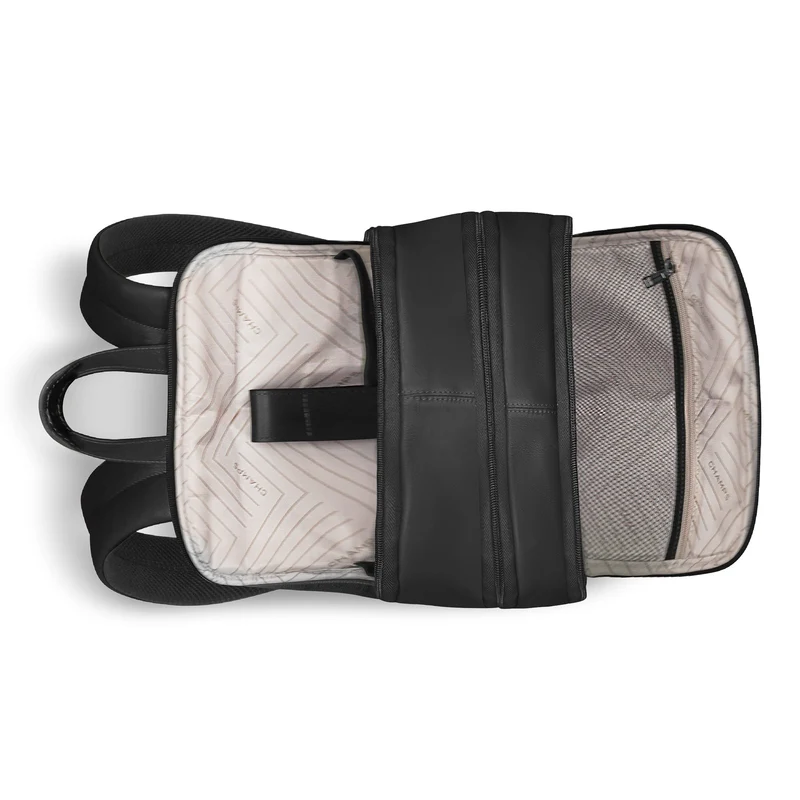 Onyx / Leather Classic Backpack *Drop Ship*