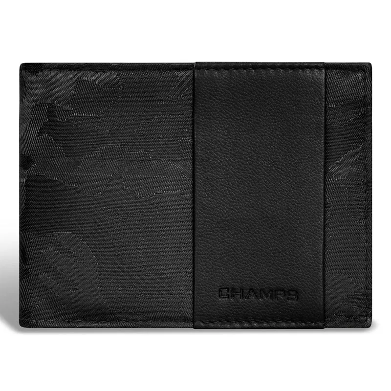 Camo / Leather Bi-Fold Wallet *Drop Ship*