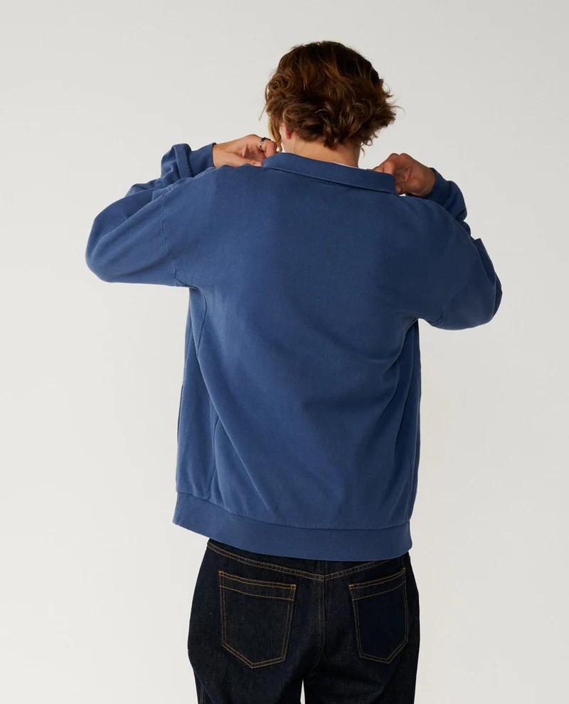 Premium Surf Qtr Zip Crew Fleece