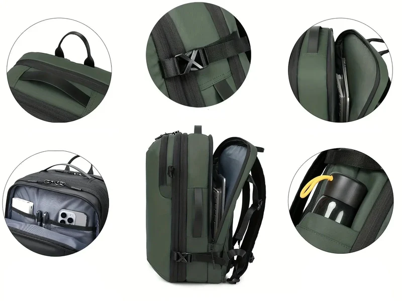 Sac à Dos Cabine Extensible | Compression Sous Vide Pratique