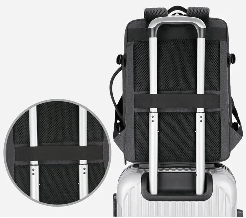 Sac à Dos Cabine Avion | Extensible avec Port Usb