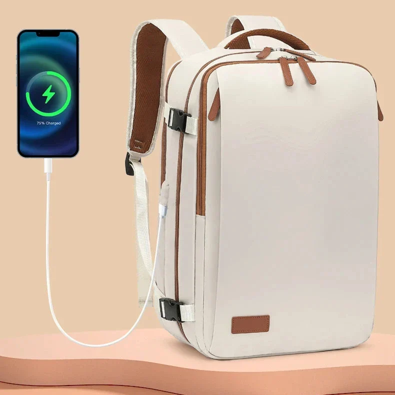 Sac à Dos Cabine Avion | Compartiments Multiples et Port Usb