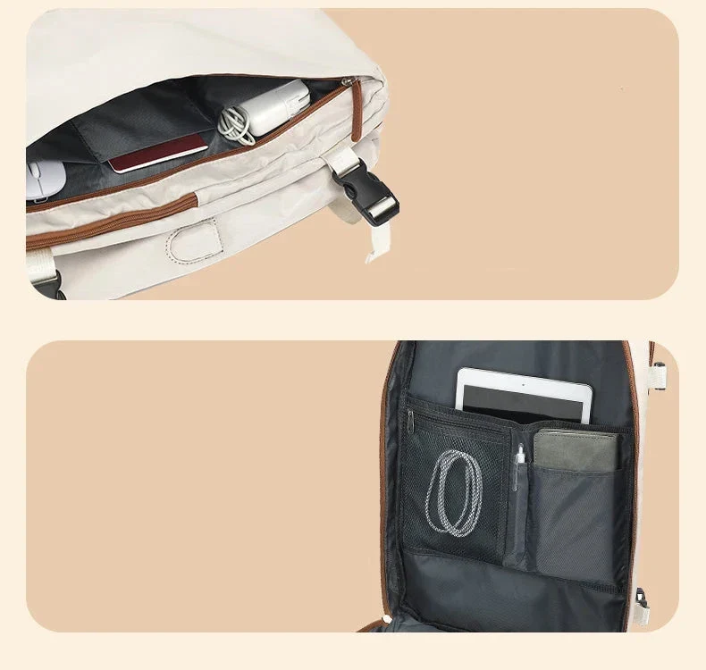 Sac à Dos Cabine Avion | Compartiments Multiples et Port Usb