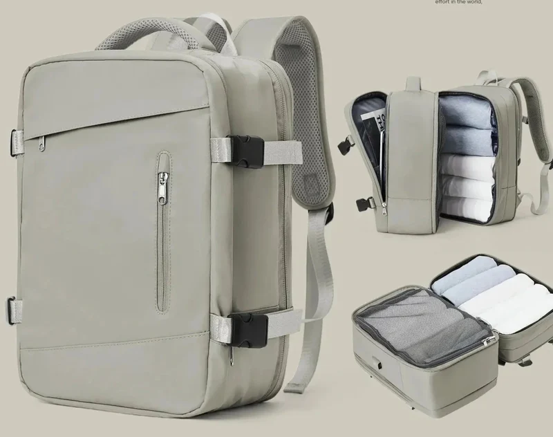 Sac à Dos Cabine Avion 40x20x25 | Tissu Imperméable avec Port Usb
