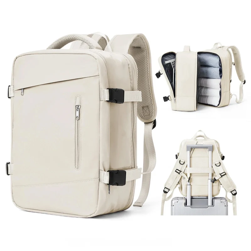 Sac à Dos Cabine Avion 40x20x25 | Tissu Imperméable avec Port Usb