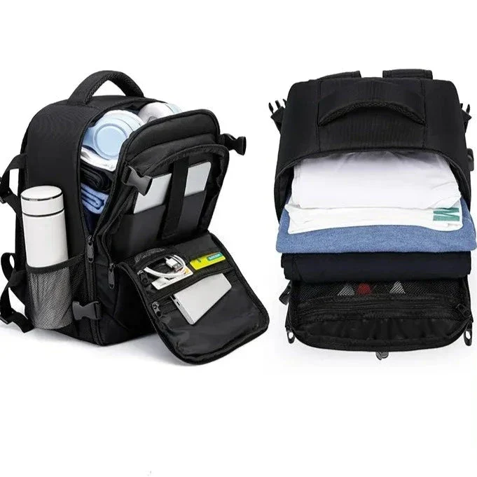 Sac à Dos Cabine Avion 40x20x25 | Port Usb Intégré et Imperméable