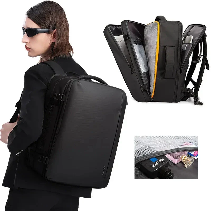 Sac à Dos Cabine 55x35x25 | Ouverture Valise 180°