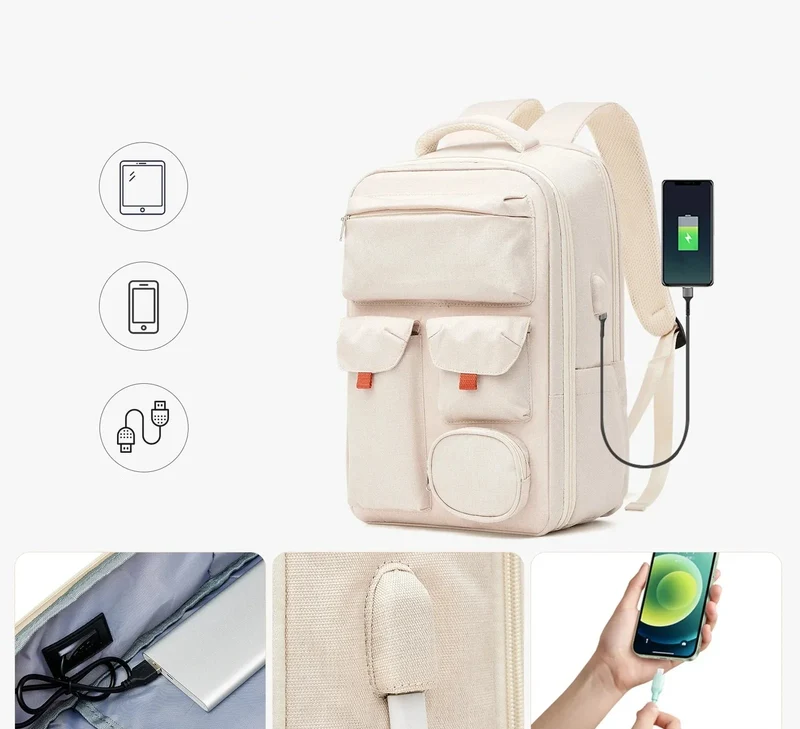 Sac à Dos Cabine 45x36x20 | Compatible Easyjet Imperméable