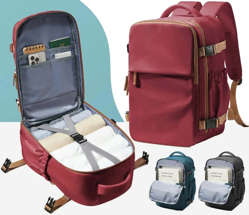 Sac à Dos Cabine 40x30x20 Cm | Bretelles Rembourrées Confortables