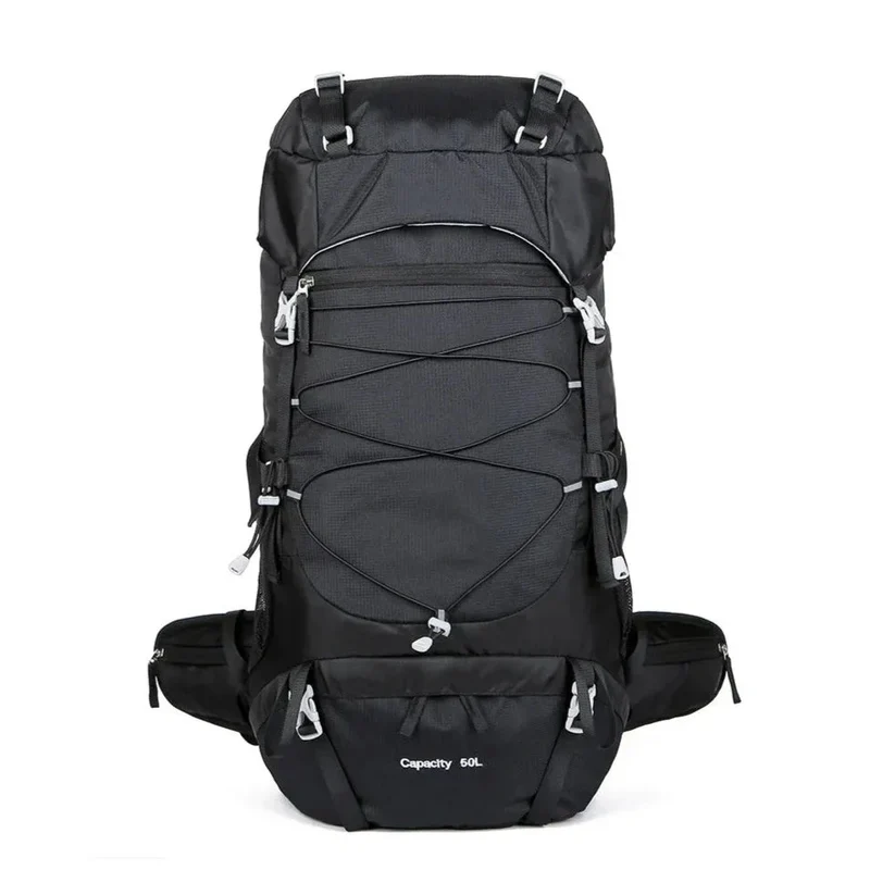 Sac à Dos Backpacking 50l | Bandes Réfléchissantes Sécurité