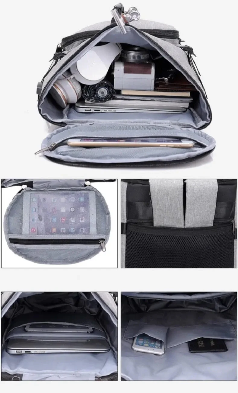 Sac à Dos Antivol Voyage | Convertible Port Usb
