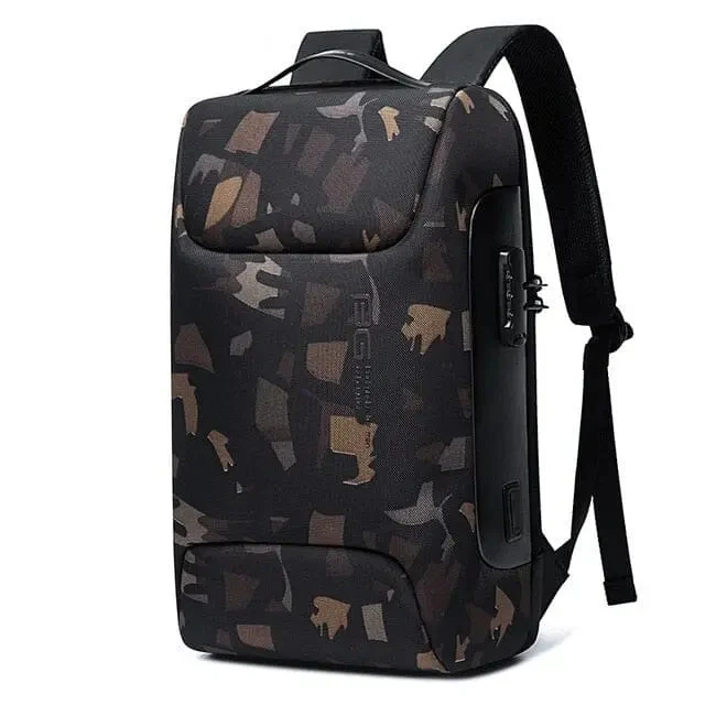 Sac à Dos Antivol Usb | Serrure Code 3 Chiffres