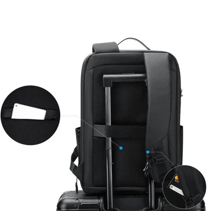 Sac à Dos Antivol Usb | Poche Dos Sécurisée