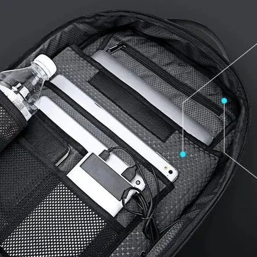 Sac à Dos Antivol Usb | Coque Rigide Sécurisée