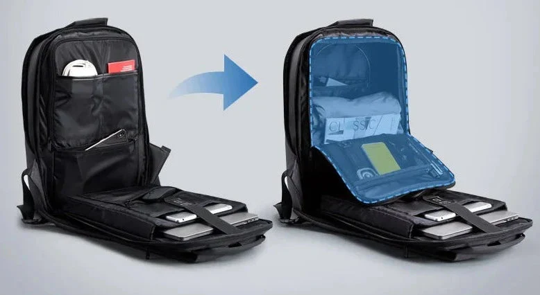 Sac à Dos Antivol Ordinateur | Port Usb et Tissu Imperméable