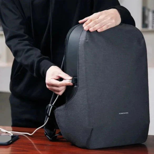 Sac à Dos Antivol Ordinateur | Port Usb et Tissu Imperméable
