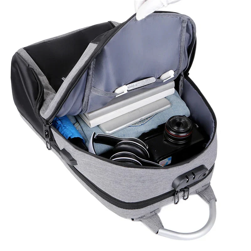 Sac à Dos Antivol Ordinateur | Port Usb et Serrure Tsa