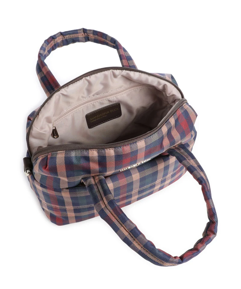 Mandarina Duck Tartan Sac à main tartan brown