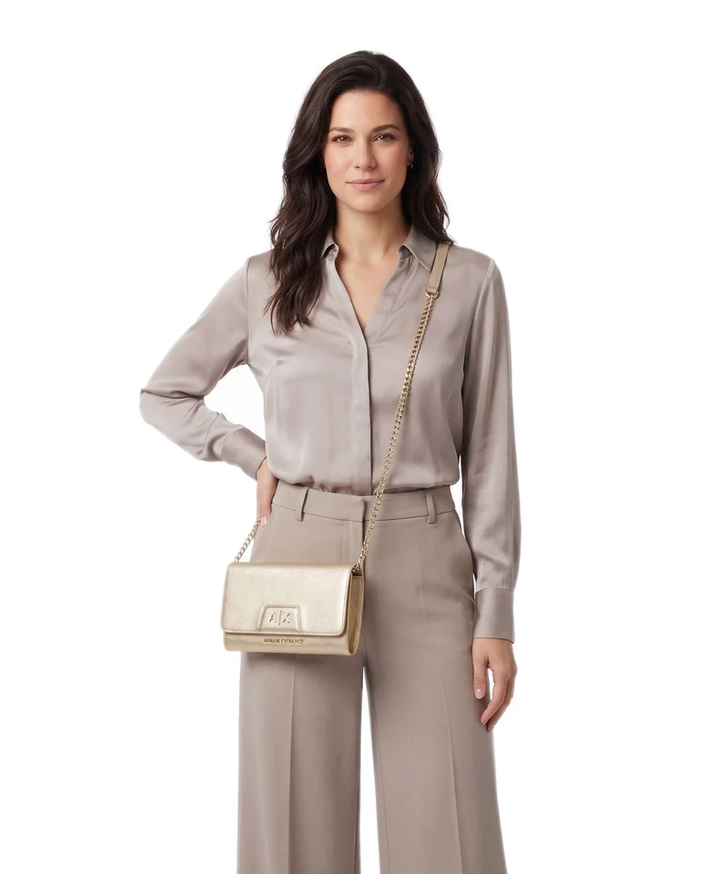 Armani Exchange Amelie Sac bandoulière light gold