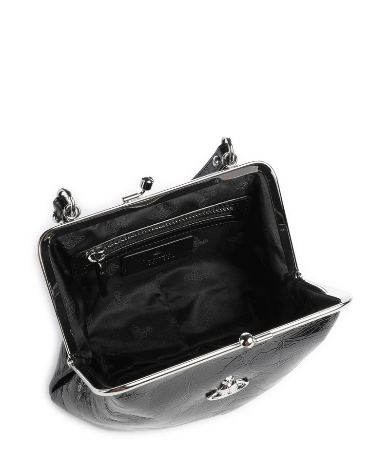 Vivienne Westwood Granny Frame Naplak Sac à main black