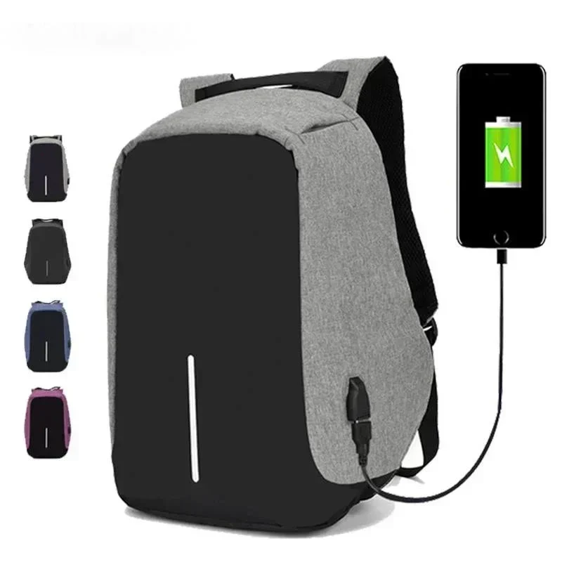 Sac à Dos Antivol Ordinateur | Fermeture Cachée et Port Usb