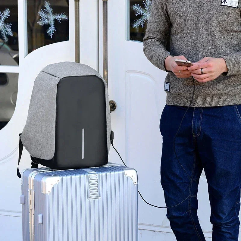 Sac à Dos Antivol Ordinateur | Fermeture Cachée et Port Usb