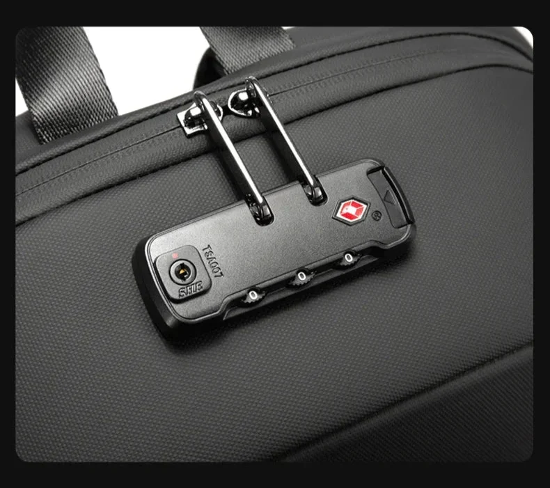 Sac à Dos Antivol Imperméable | Serrure Tsa Coque Rigide