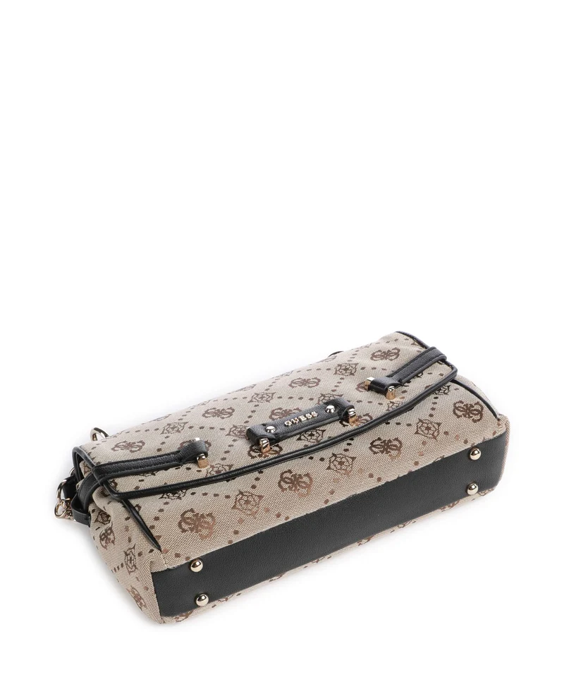 Guess Dorothy Sac porté épaule latte logo/black
