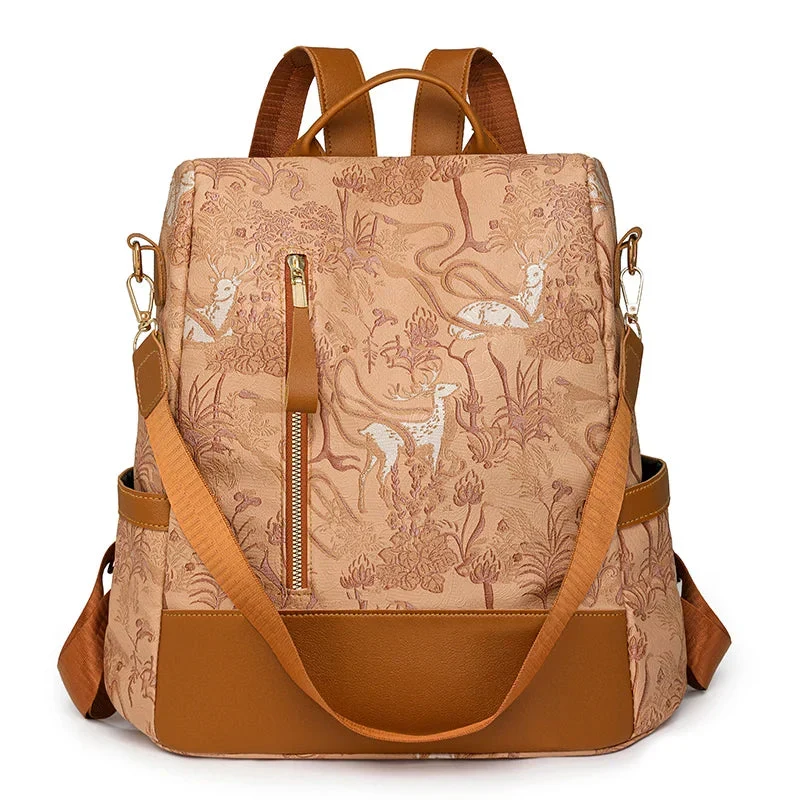 Sac à Dos Antivol Femme | Ouverture Dos Sécurisée