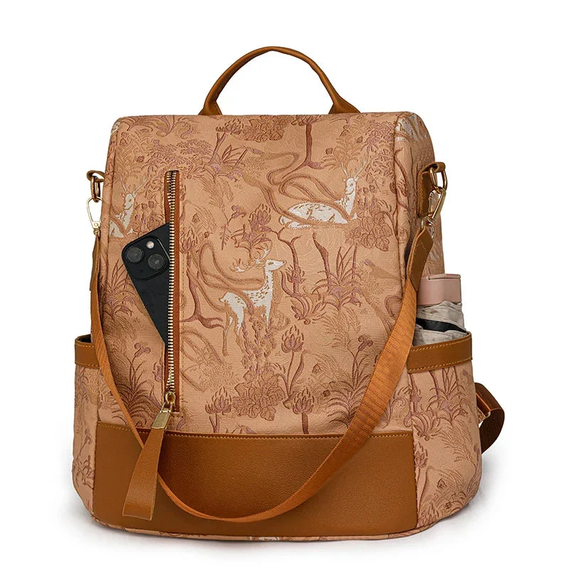 Sac à Dos Antivol Femme | Ouverture Dos Sécurisée