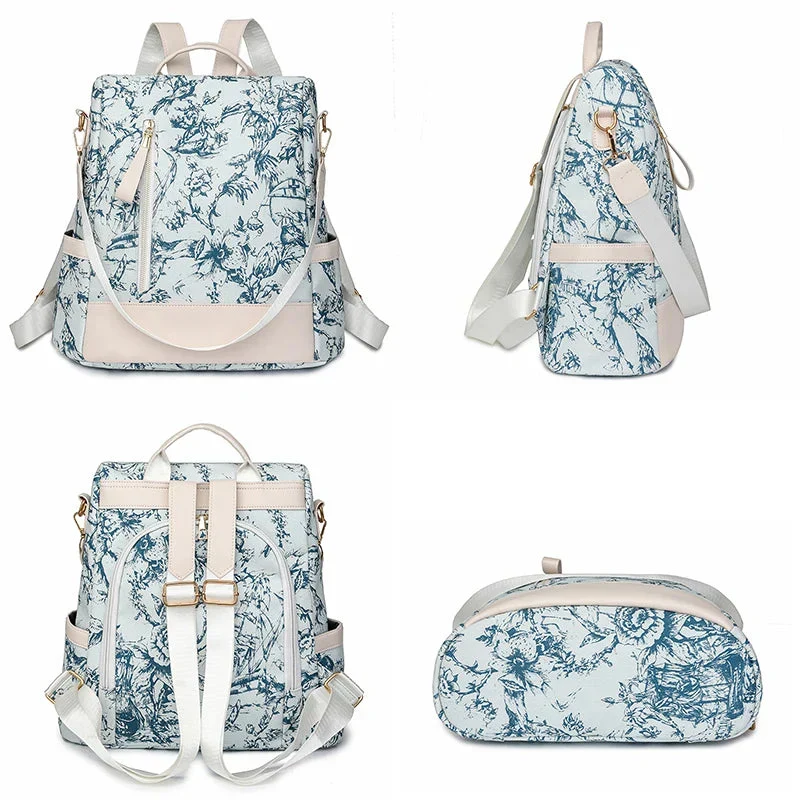 Sac à Dos Antivol Femme | Motif Original Sécurisé