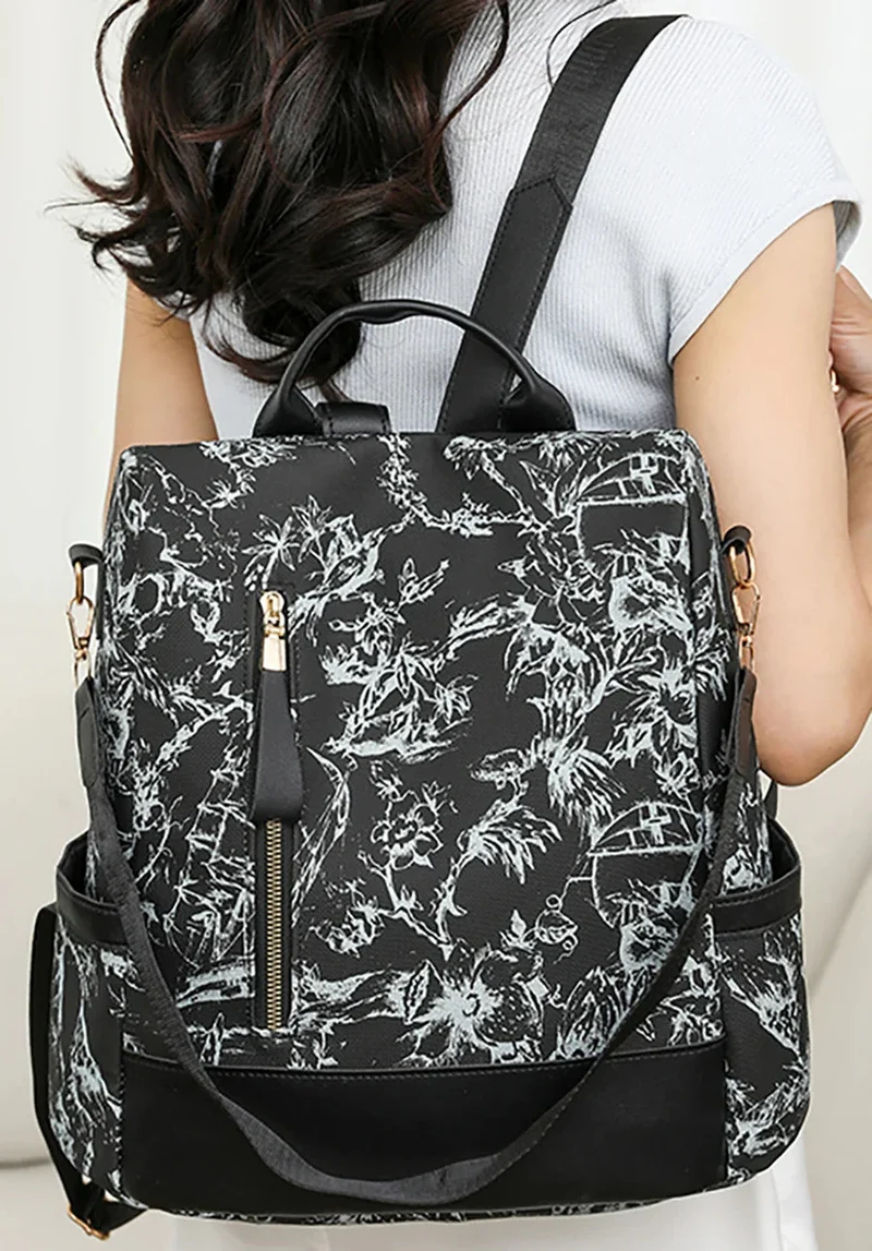Sac à Dos Antivol Femme | Motif Original Sécurisé