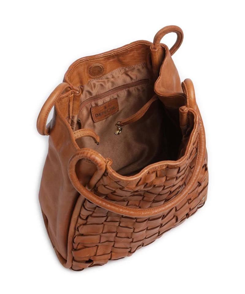 Depeche Warsaw Cabas vintage cognac
