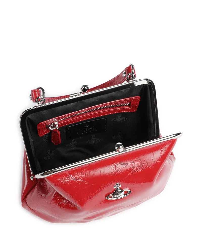 Vivienne Westwood Granny Frame Naplak Sac à main red