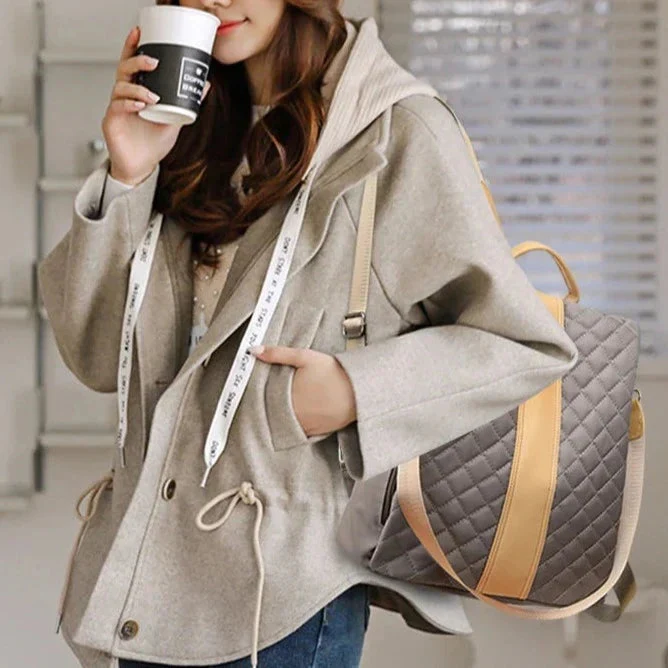 Sac à Dos Anti-Vol Femme | Design Matelassé Sécurisé