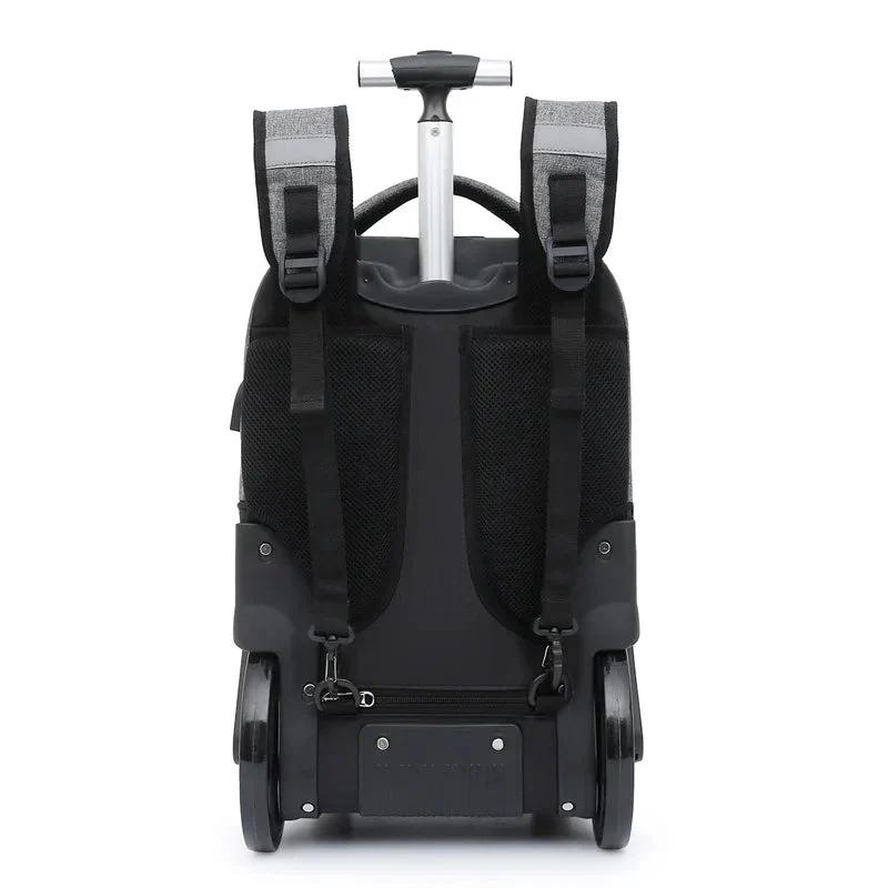 Sac à Dos à Roulettes Voyage | Port Usb Antivol