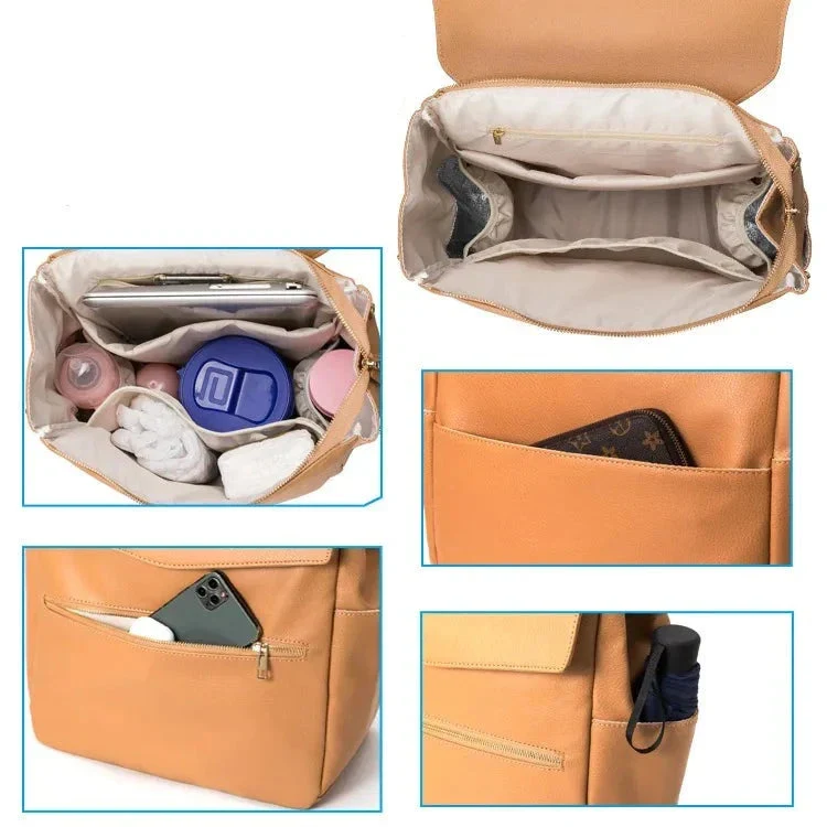 Sac à Dos à Langer Personnalisable | Poches Multiples et Accessoires