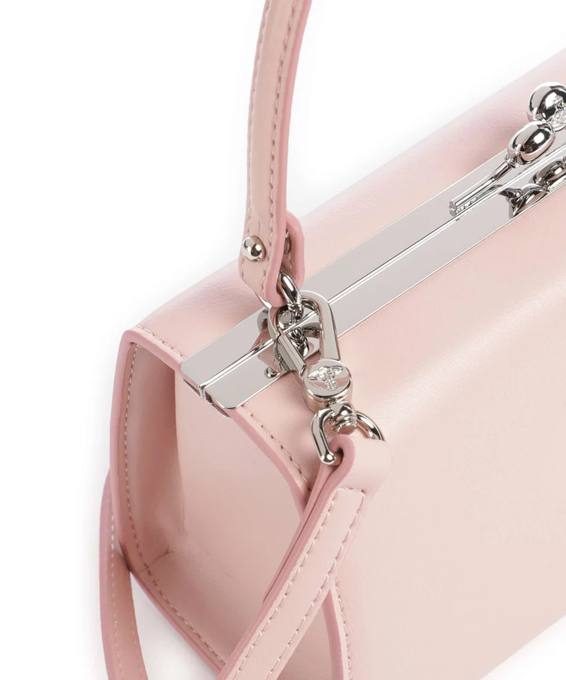 Vivienne Westwood Doll Frame Smooth XL Sac à main pastel pink