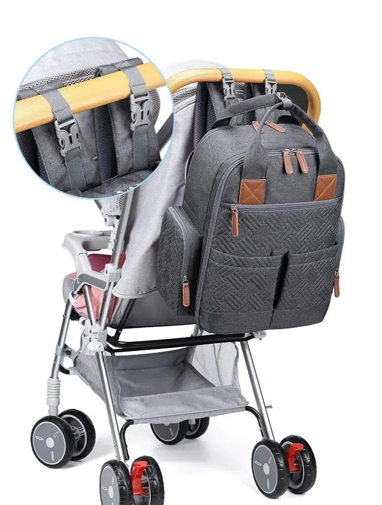 Sac à Dos à Langer Bébé | Tapis et Poches Multiples