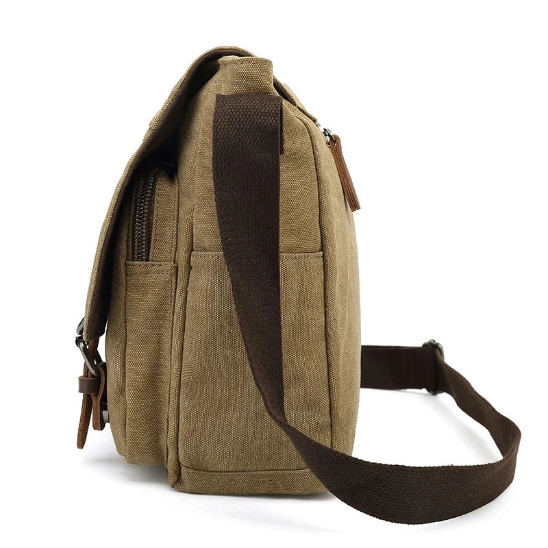 Sac à Bandoulière Homme | Toile Robuste et Spacieuse