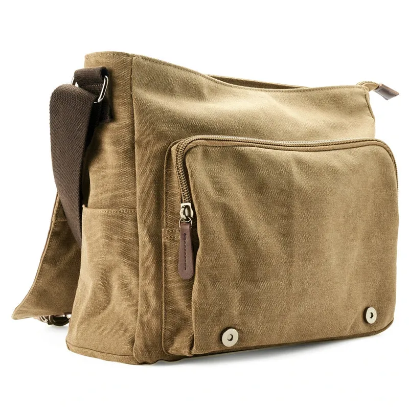 Sac à Bandoulière Homme | Toile Robuste et Spacieuse