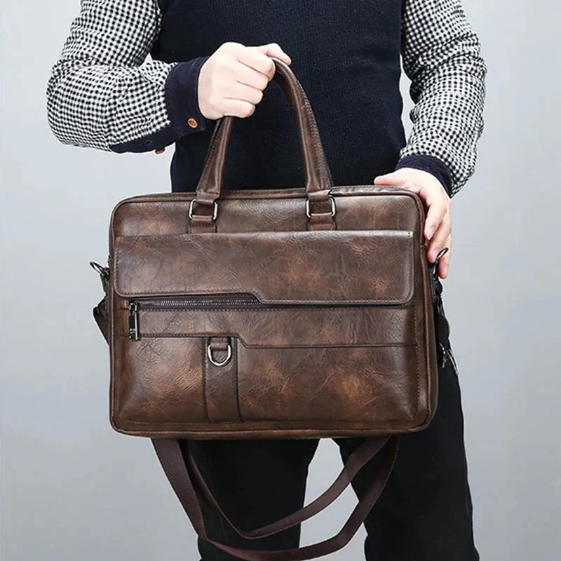 Sac à Bandoulière Cuir Homme | Sangle Réglable Sécurisée
