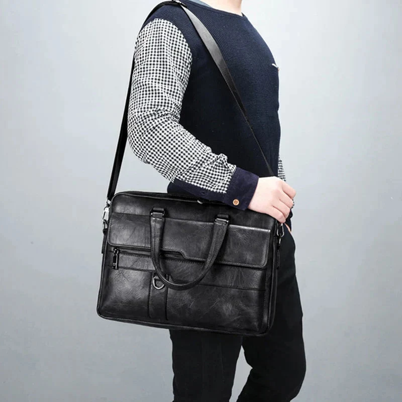 Sac à Bandoulière Cuir Homme | Sangle Réglable Sécurisée