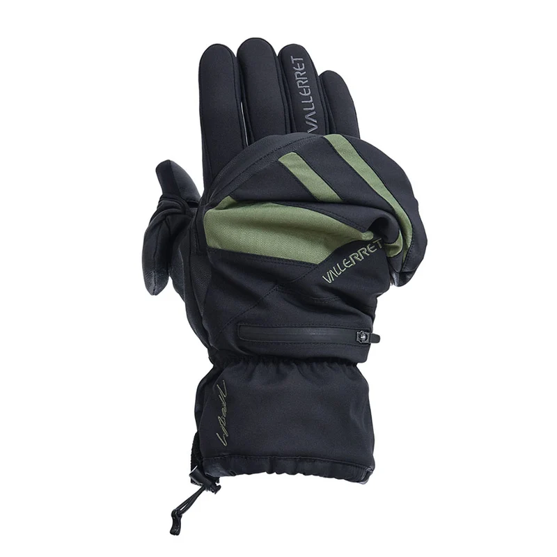 Gants / Mitaines Skadi LRS Zipper (Vert, Petit)