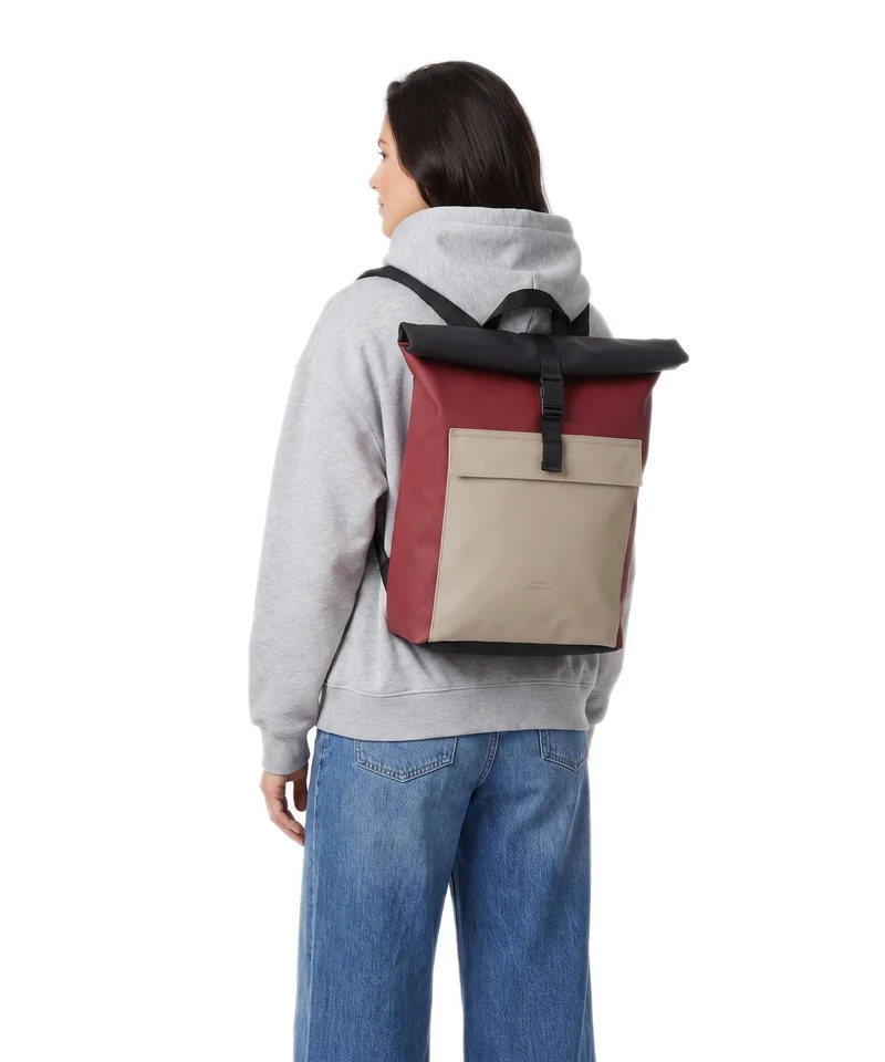 Ucon Acrobatics Lotus Infinity Jannik Mini Sac à dos roll-top burgundy/sand