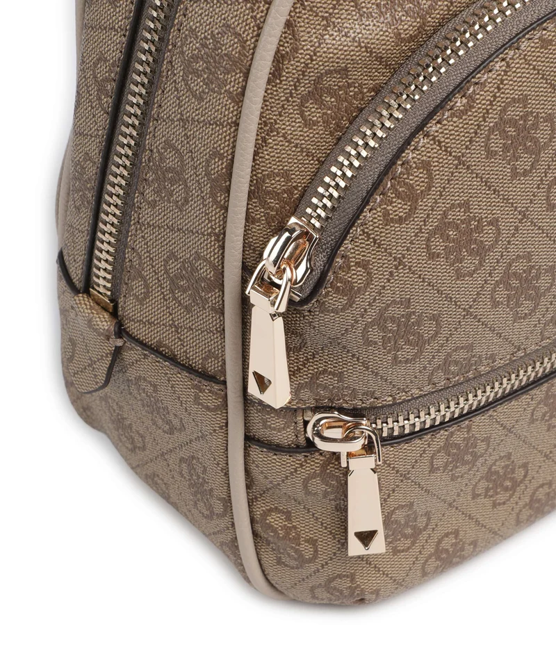 Guess Manhattan II Sac à dos latte logo