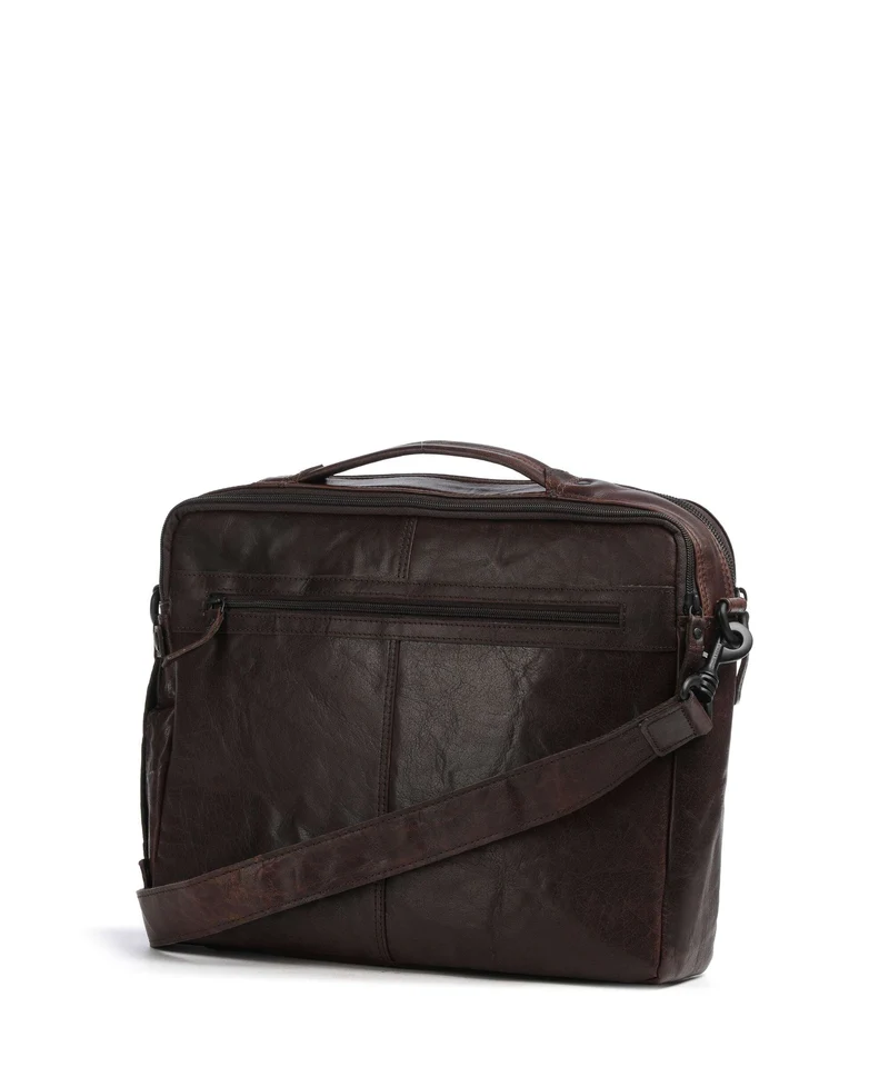 Spikes & Sparrow Bronco Henry Porte-document dark brown