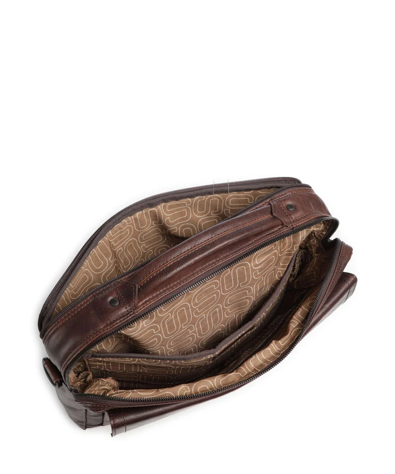 Spikes & Sparrow Bronco Henry Porte-document dark brown