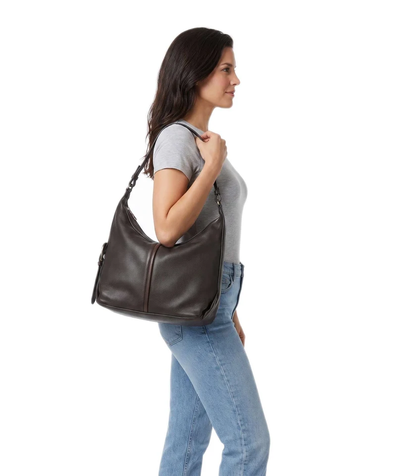 Liebeskind Paris II Vintage Pebble M Sac fourre-tout deep soil