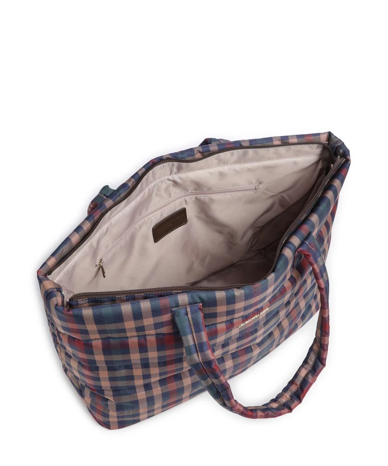 Mandarina Duck Tartan Cabas tartan brown